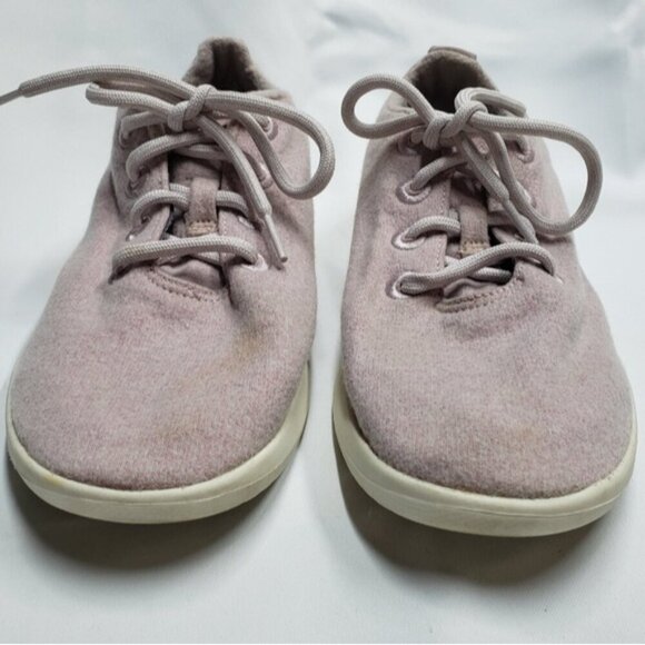 Allbirds Superfine Merino Lace up Sneakers Pale Pink Women's Size 9 - Picture 3 of 15